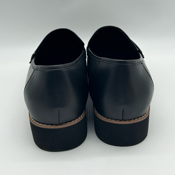 Vionic Cheryl II Black Nappa Leather Loafers – Women’s Size 6W – New In Box - Picture 7 of 11